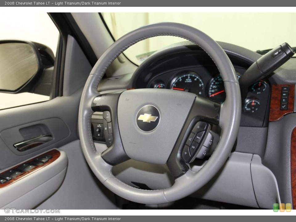 Light Titanium/Dark Titanium Interior Steering Wheel for the 2008 Chevrolet Tahoe LT #78178515