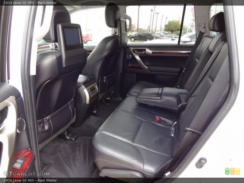 Black Interior Rear Seat for the 2010 Lexus GX 460 #78178950