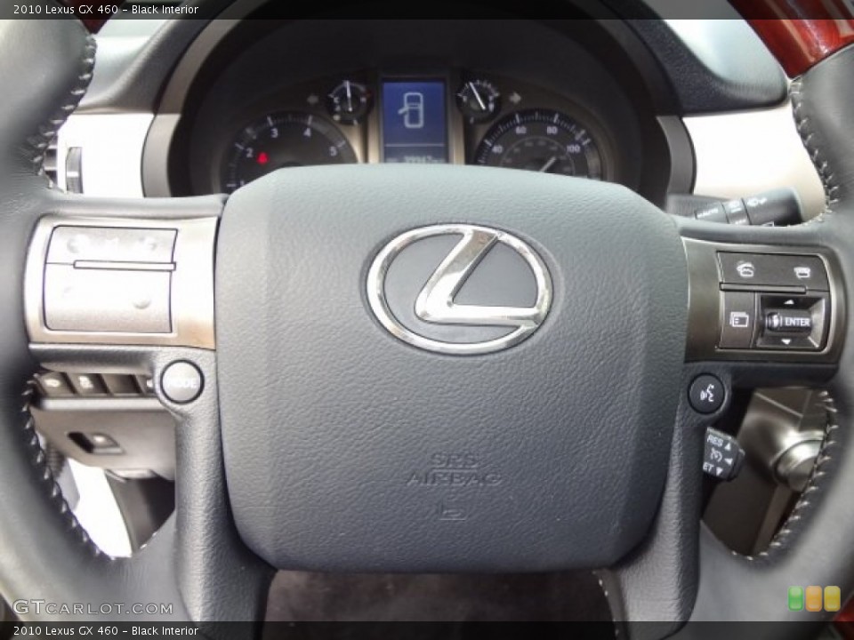 Black Interior Steering Wheel for the 2010 Lexus GX 460 #78179055