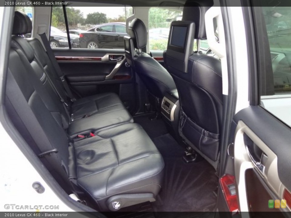 Black Interior Rear Seat for the 2010 Lexus GX 460 #78179223