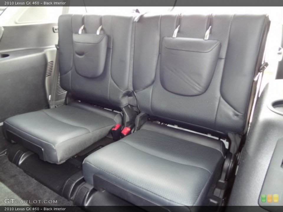 Black Interior Rear Seat for the 2010 Lexus GX 460 #78179265