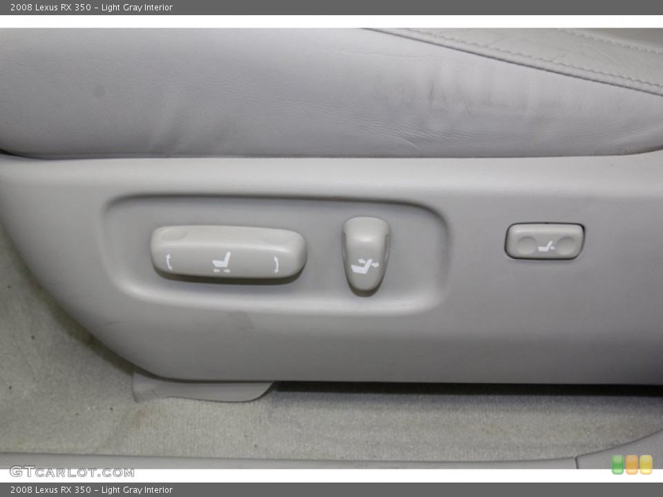 Light Gray Interior Controls for the 2008 Lexus RX 350 #78179799