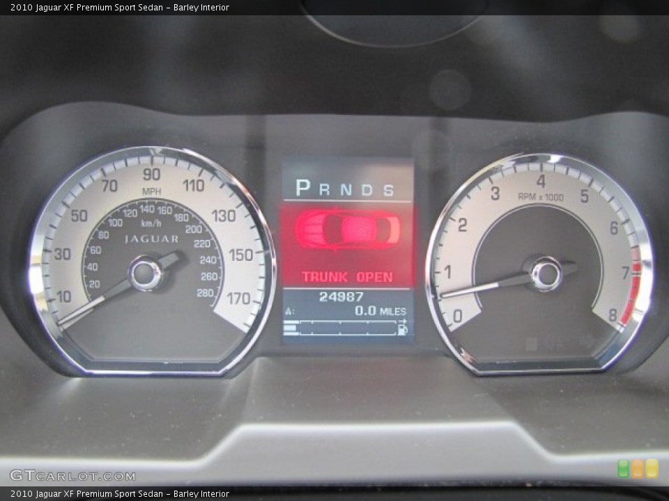 Barley Interior Gauges for the 2010 Jaguar XF Premium Sport Sedan #78179805