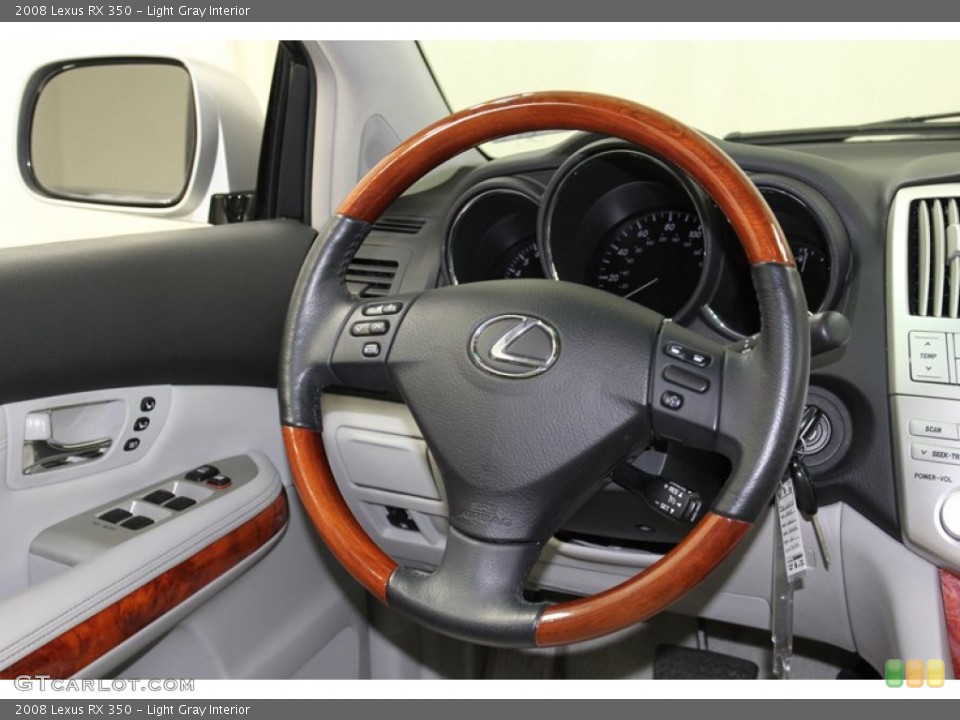 Light Gray Interior Steering Wheel for the 2008 Lexus RX 350 #78179920