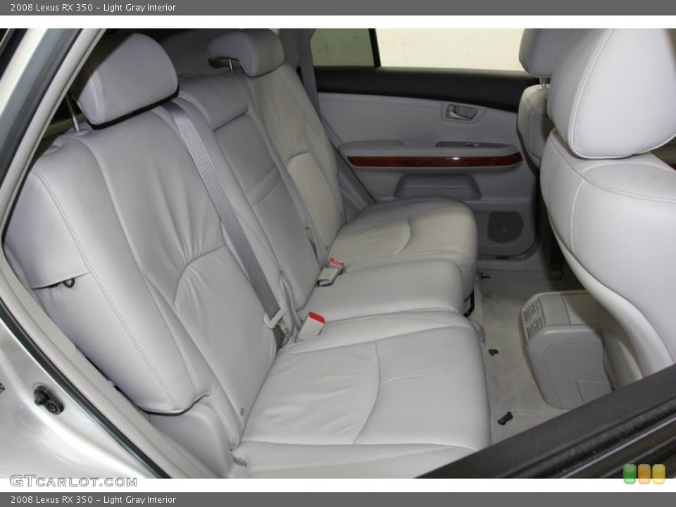 Light Gray Interior Rear Seat for the 2008 Lexus RX 350 #78179994