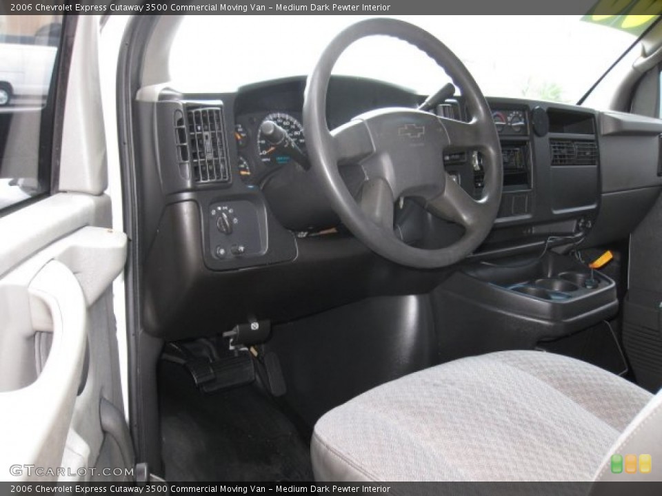 Medium Dark Pewter Interior Dashboard for the 2006 Chevrolet Express Cutaway 3500 Commercial Moving Van #78181707