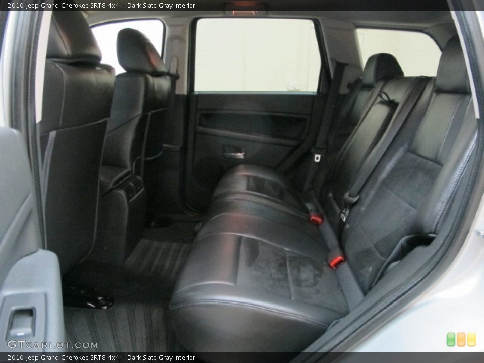 Dark Slate Gray Interior Rear Seat for the 2010 Jeep Grand Cherokee SRT8 4x4 #78182551