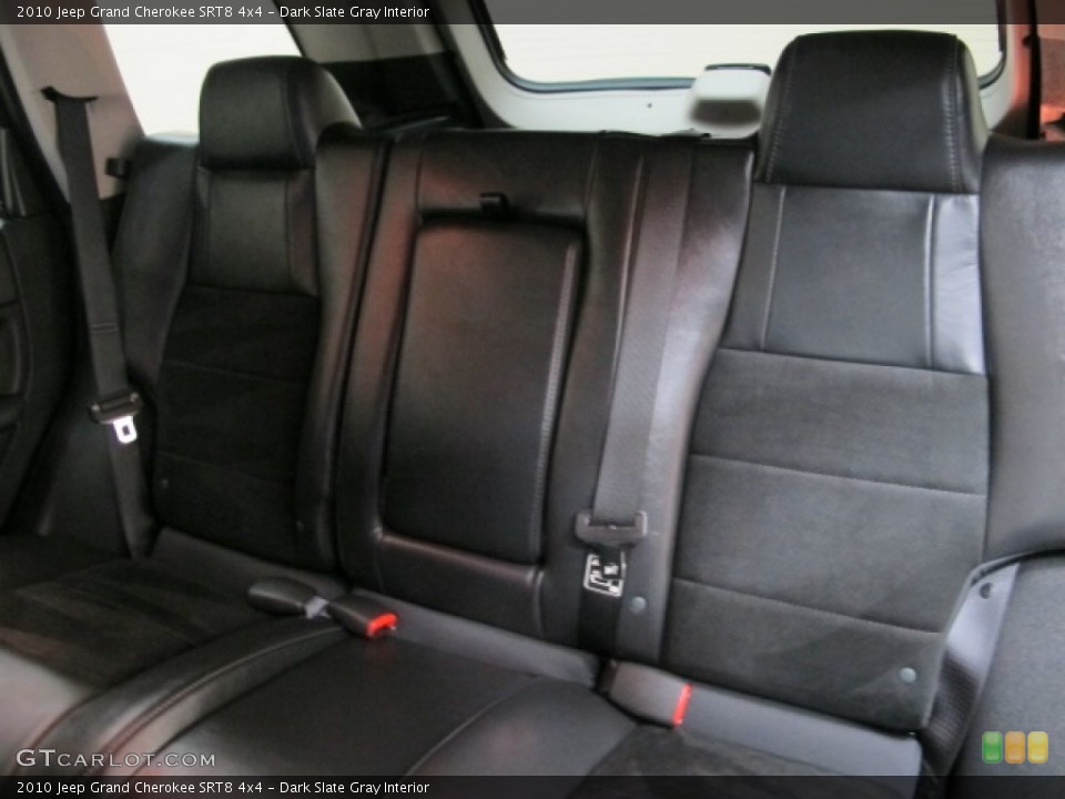 Dark Slate Gray Interior Rear Seat for the 2010 Jeep Grand Cherokee SRT8 4x4 #78182576