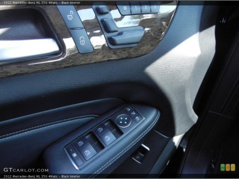 Black Interior Controls for the 2012 Mercedes-Benz ML 350 4Matic #78182754