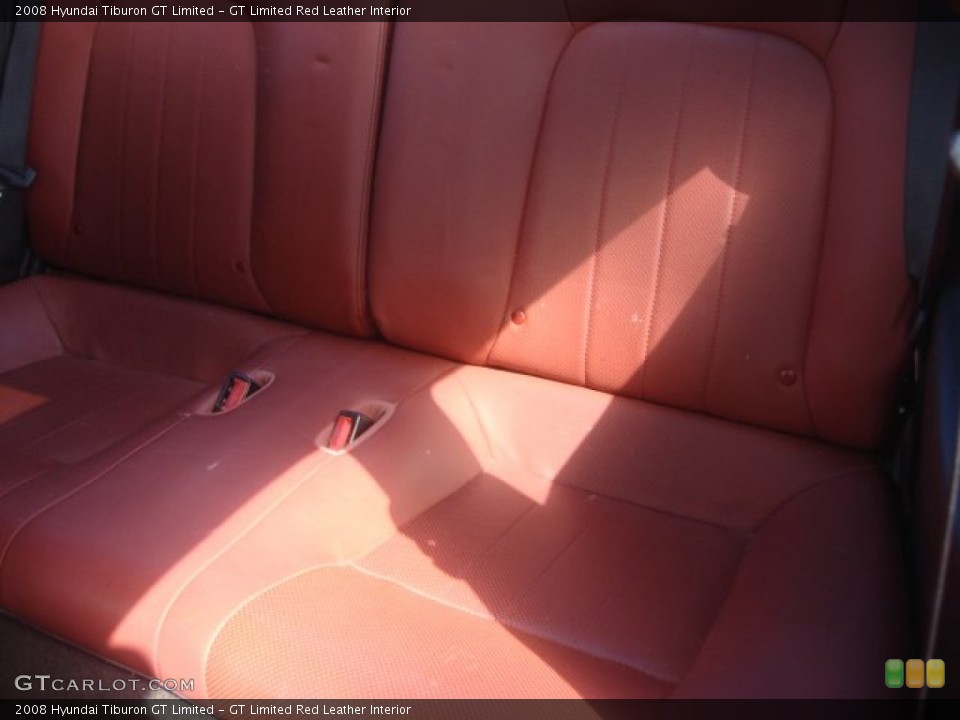 GT Limited Red Leather Interior Rear Seat for the 2008 Hyundai Tiburon GT Limited #78182782
