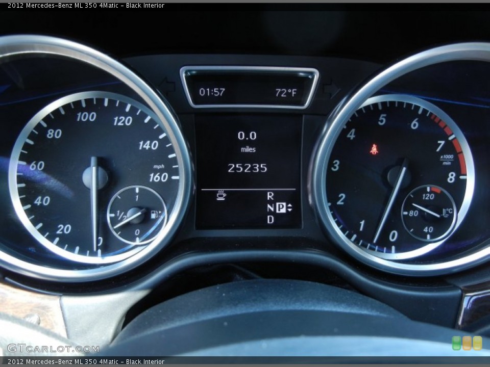 Black Interior Gauges for the 2012 Mercedes-Benz ML 350 4Matic #78182945