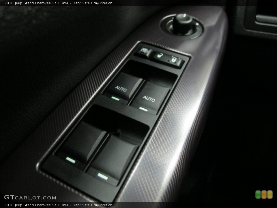 Dark Slate Gray Interior Controls for the 2010 Jeep Grand Cherokee SRT8 4x4 #78182952