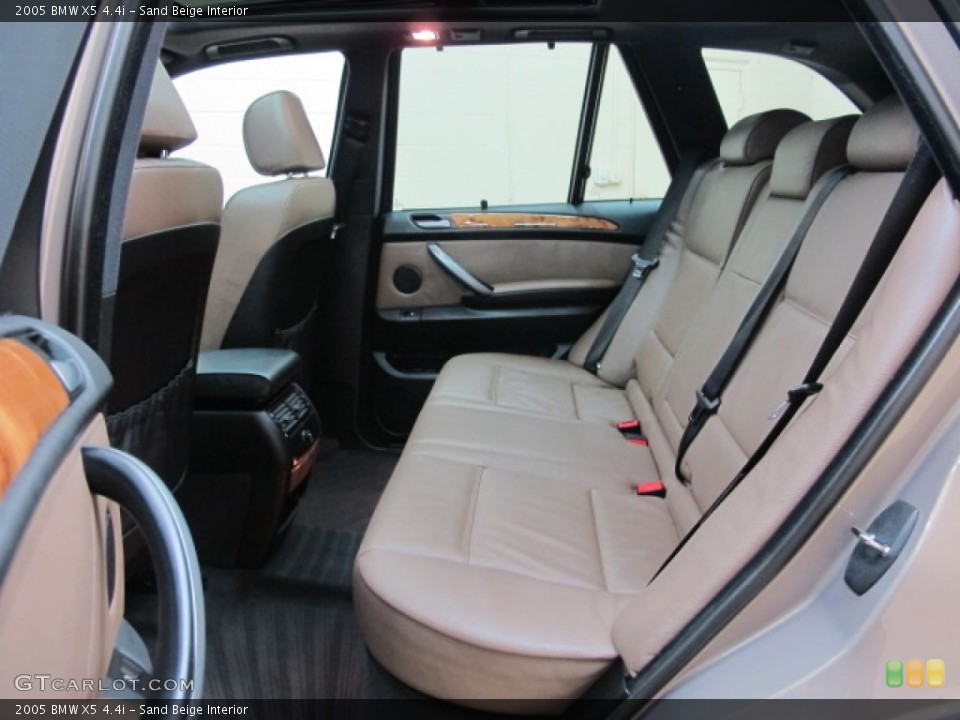 Sand Beige Interior Rear Seat for the 2005 BMW X5 4.4i #78183434