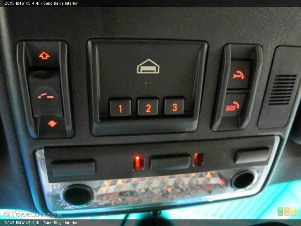 Sand Beige Interior Controls for the 2005 BMW X5 4.4i #78183753