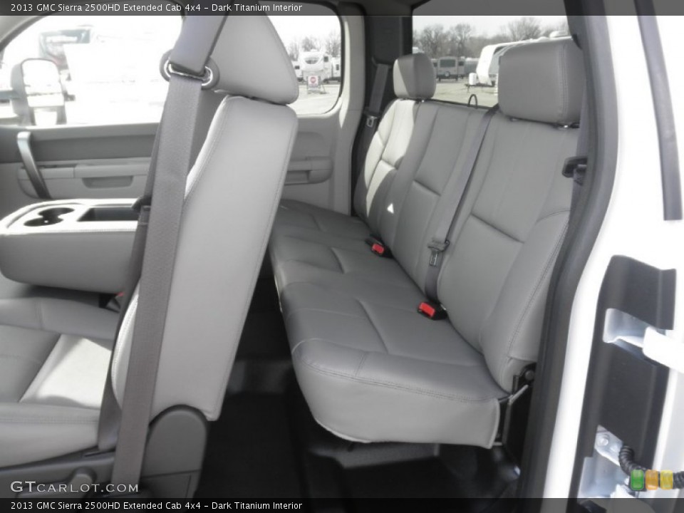 Dark Titanium Interior Rear Seat for the 2013 GMC Sierra 2500HD Extended Cab 4x4 #78184263