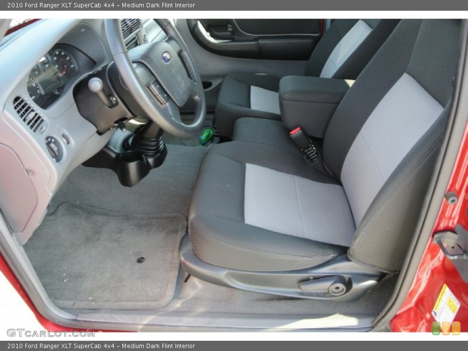 Medium Dark Flint Interior Photo for the 2010 Ford Ranger XLT SuperCab 4x4 #78185937