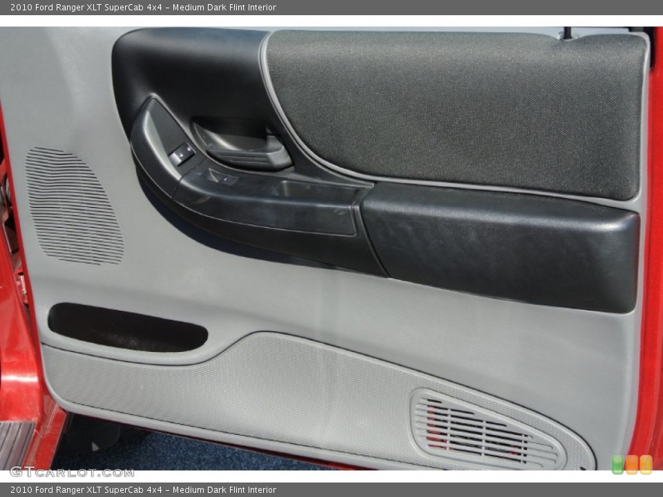 Medium Dark Flint Interior Door Panel for the 2010 Ford Ranger XLT SuperCab 4x4 #78186204