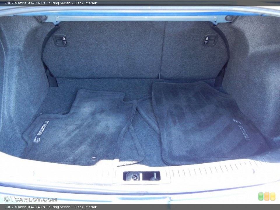 Black Interior Trunk for the 2007 Mazda MAZDA3 s Touring Sedan #78186265