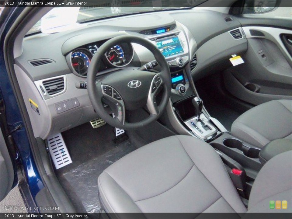 Gray 2013 Hyundai Elantra Interiors