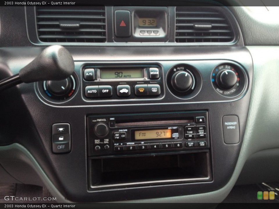 Quartz Interior Controls for the 2003 Honda Odyssey EX #78187635
