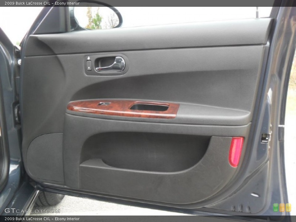 Ebony Interior Door Panel for the 2009 Buick LaCrosse CXL #78187824