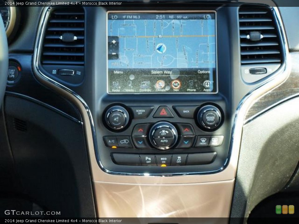 Morocco Black Interior Controls for the 2014 Jeep Grand Cherokee Limited 4x4 #78188037