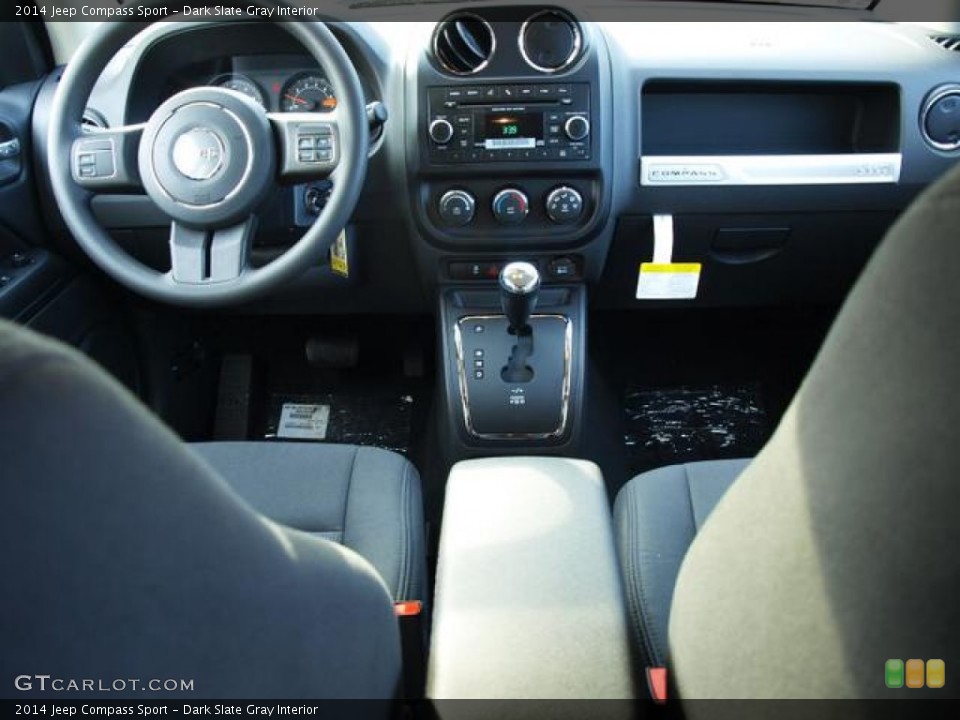 Dark Slate Gray Interior Dashboard for the 2014 Jeep Compass Sport #78188367