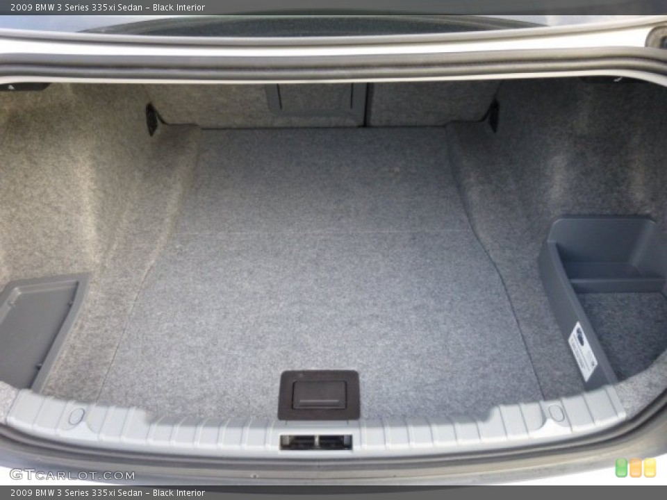 Black Interior Trunk for the 2009 BMW 3 Series 335xi Sedan #78189004
