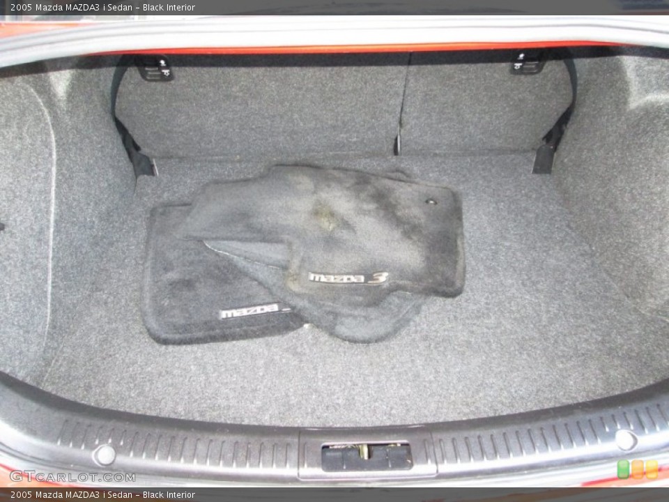 Black Interior Trunk for the 2005 Mazda MAZDA3 i Sedan #78189099