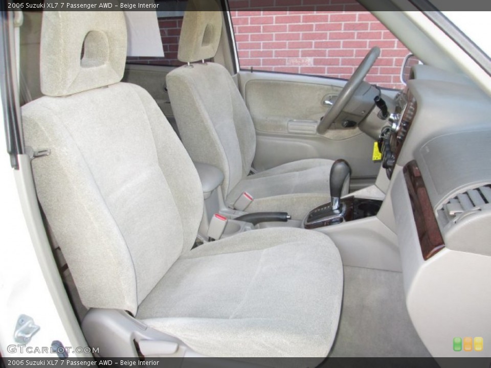 Beige Interior Front Seat for the 2006 Suzuki XL7 7 Passenger AWD #78189624
