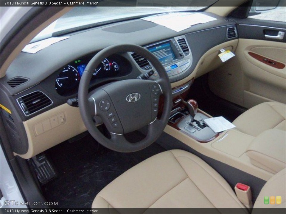 Cashmere Interior Prime Interior for the 2013 Hyundai Genesis 3.8 Sedan #78189669