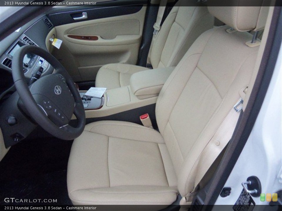 Cashmere Interior Front Seat for the 2013 Hyundai Genesis 3.8 Sedan #78189680