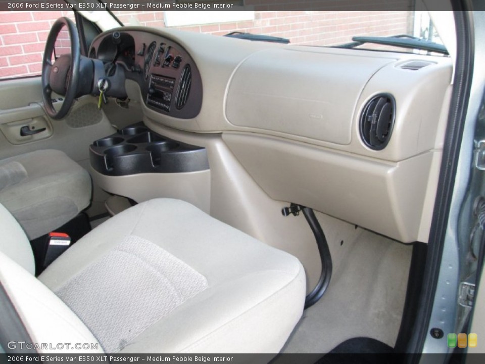 Medium Pebble Beige Interior Dashboard for the 2006 Ford E Series Van E350 XLT Passenger #78190473