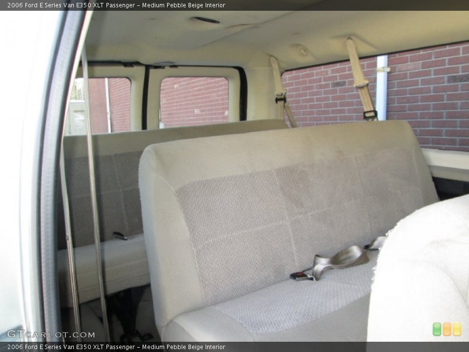 Medium Pebble Beige Interior Rear Seat for the 2006 Ford E Series Van E350 XLT Passenger #78190542