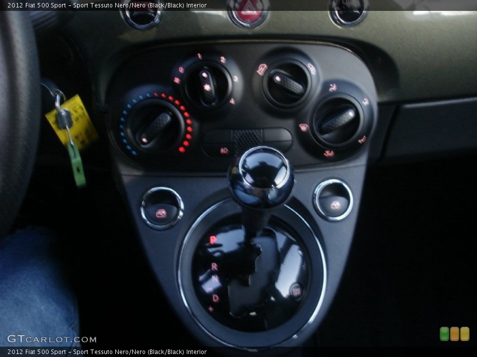 Sport Tessuto Nero/Nero (Black/Black) Interior Transmission for the 2012 Fiat 500 Sport #78190573