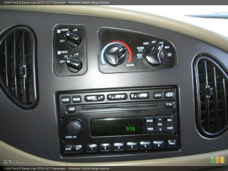 Medium Pebble Beige Interior Controls for the 2006 Ford E Series Van E350 XLT Passenger #78190584