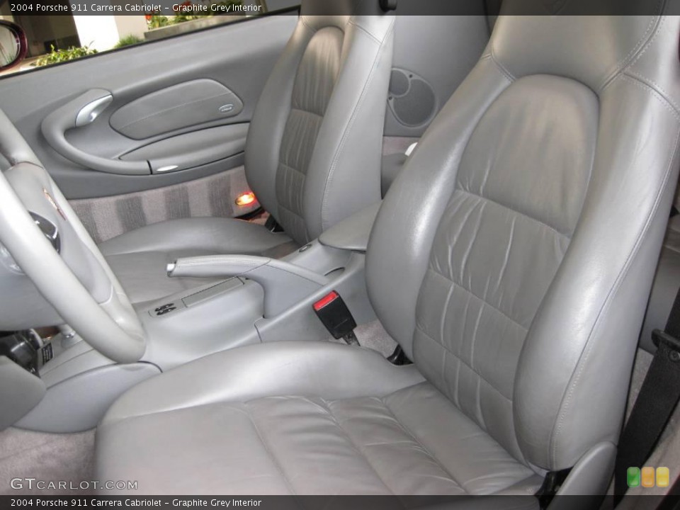 Graphite Grey Interior Photo for the 2004 Porsche 911 Carrera Cabriolet #7819066