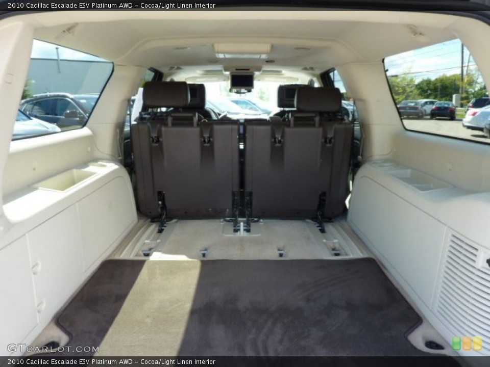 Cocoa/Light Linen Interior Trunk for the 2010 Cadillac Escalade ESV Platinum AWD #78190864