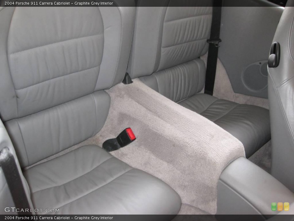 Graphite Grey Interior Photo for the 2004 Porsche 911 Carrera Cabriolet #7819101