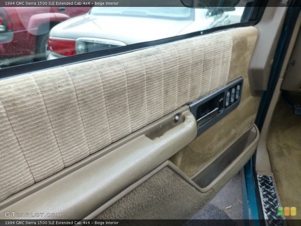 Beige Interior Door Panel for the 1994 GMC Sierra 1500 SLE Extended Cab 4x4 #78191555
