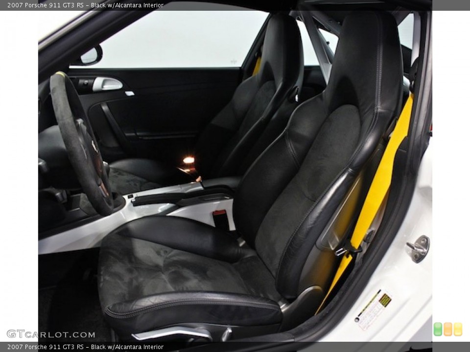 Black w/Alcantara Interior Front Seat for the 2007 Porsche 911 GT3 RS #78191604