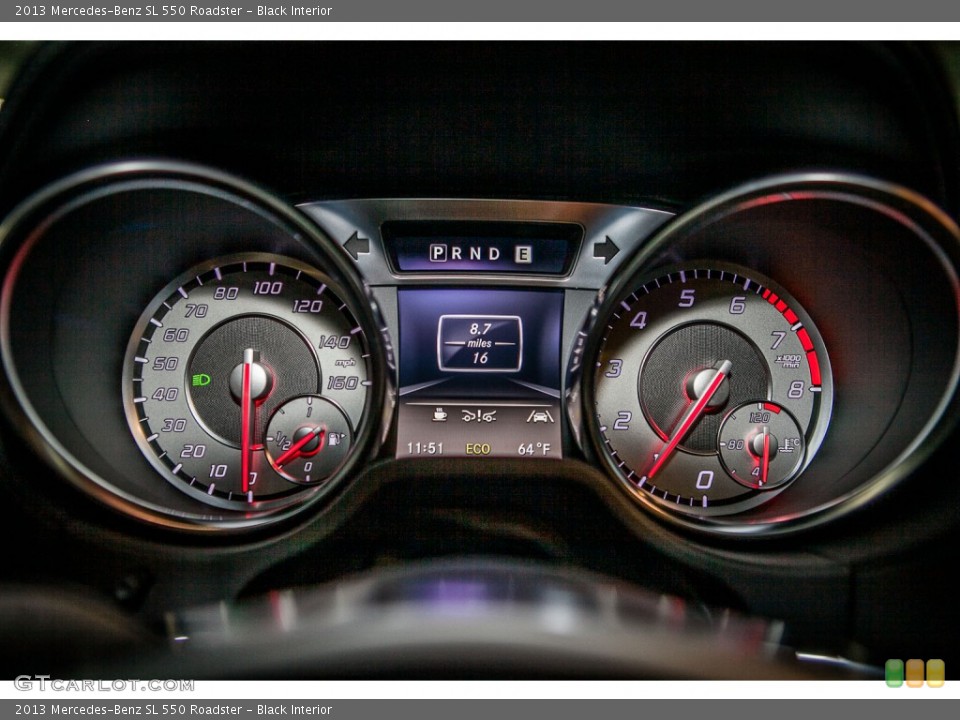 Black Interior Gauges for the 2013 Mercedes-Benz SL 550 Roadster #78192159