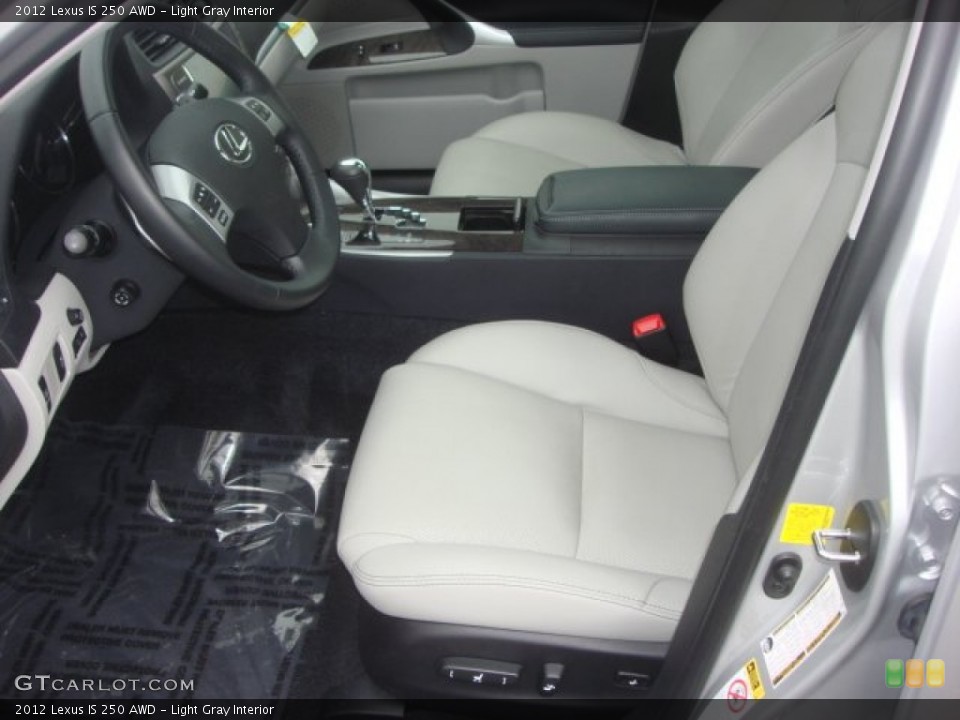 Light Gray Interior Photo for the 2012 Lexus IS 250 AWD #78192473