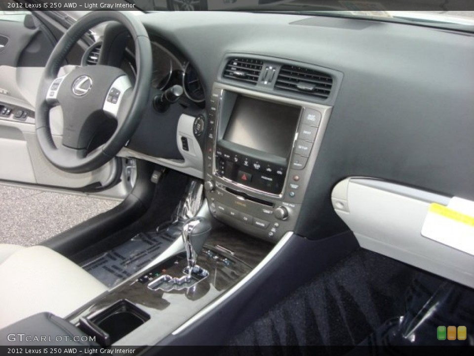 Light Gray Interior Dashboard for the 2012 Lexus IS 250 AWD #78192538