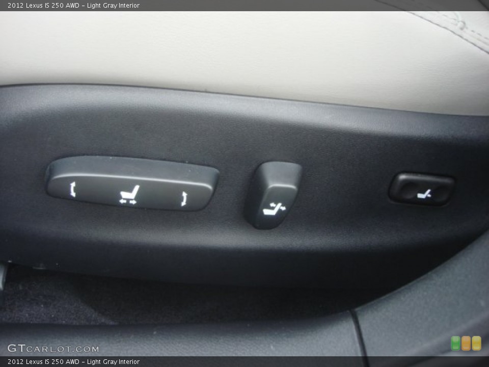 Light Gray Interior Controls for the 2012 Lexus IS 250 AWD #78192594