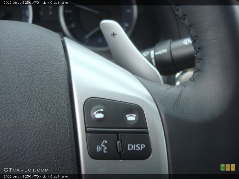 Light Gray Interior Controls for the 2012 Lexus IS 250 AWD #78192650