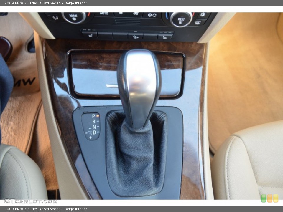 Beige Interior Transmission for the 2009 BMW 3 Series 328xi Sedan #78192927