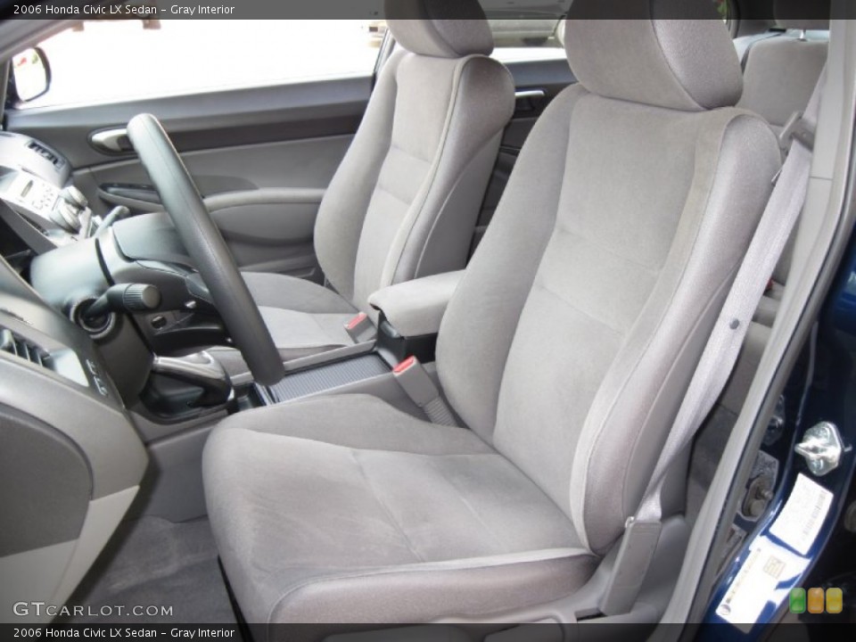 Gray Interior Front Seat for the 2006 Honda Civic LX Sedan #78193003