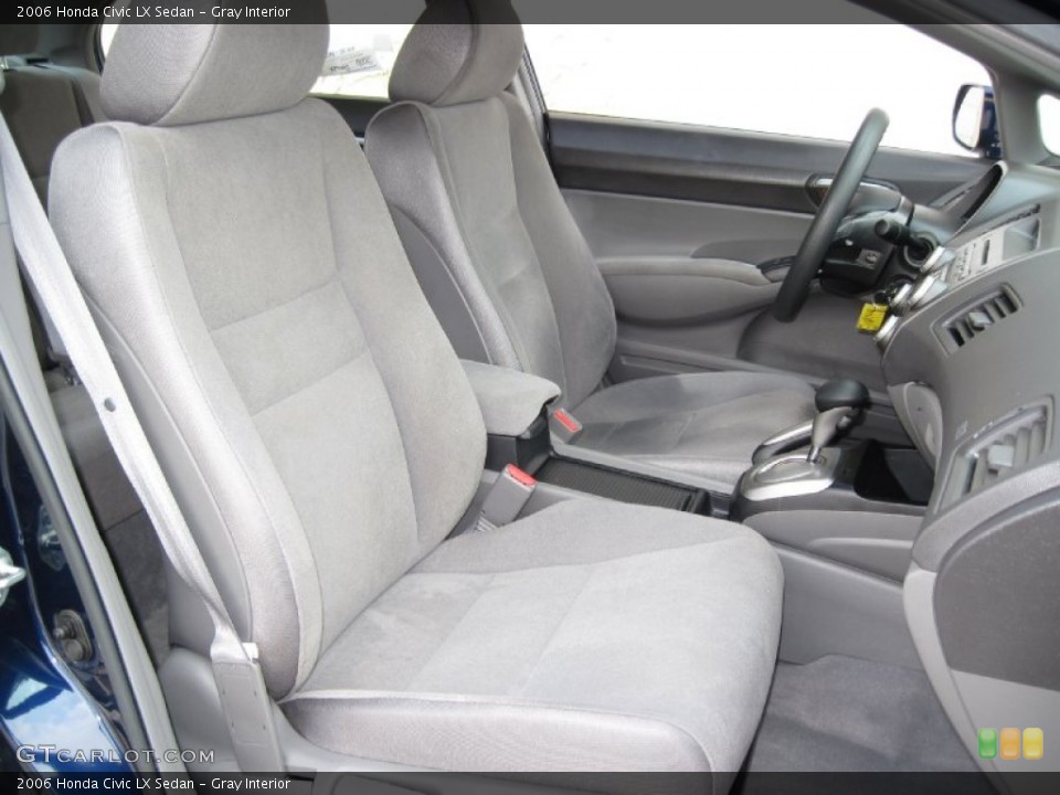 Gray Interior Front Seat for the 2006 Honda Civic LX Sedan #78193025