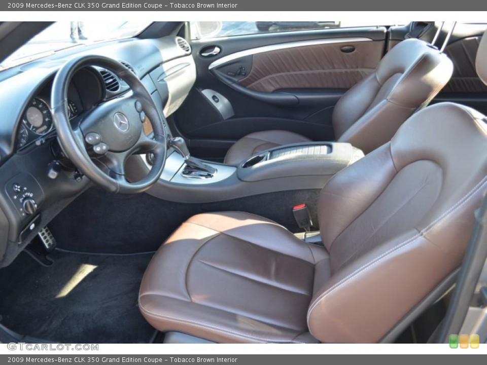 Tobacco Brown Interior Photo for the 2009 Mercedes-Benz CLK 350 Grand Edition Coupe #78193310